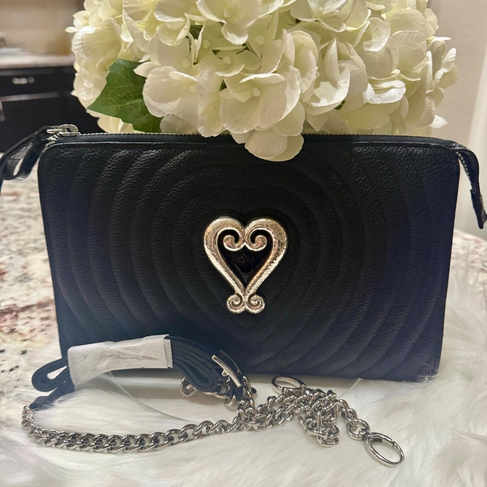 Brighton Puffy Love Quilted Crossbody  NWT $ 238